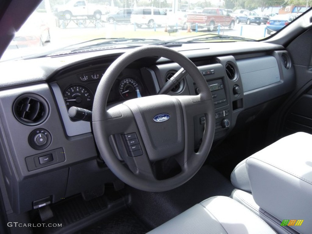 2011 Ford F150 XL Regular Cab Steel Gray Dashboard Photo #53178755