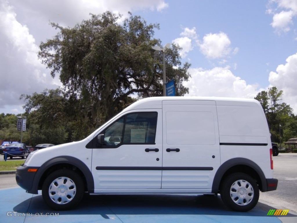 Frozen White 2011 Ford Transit Connect XL Cargo Van Exterior Photo #53179235