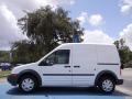 Frozen White 2011 Ford Transit Connect XL Cargo Van Exterior