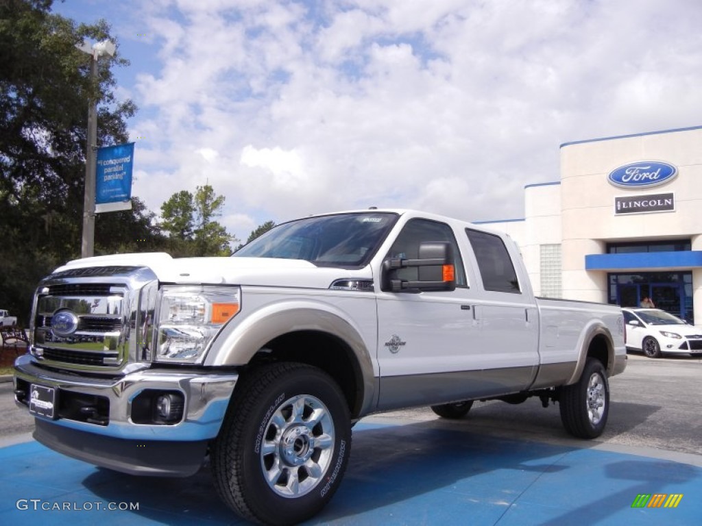 Oxford White Ford F350 Super Duty