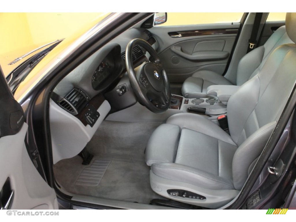 Grey Interior 2002 BMW 3 Series 325i Wagon Photo #53179958
