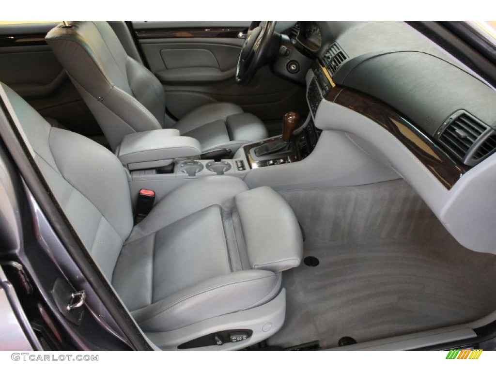 Grey Interior 2002 BMW 3 Series 325i Wagon Photo #53180012