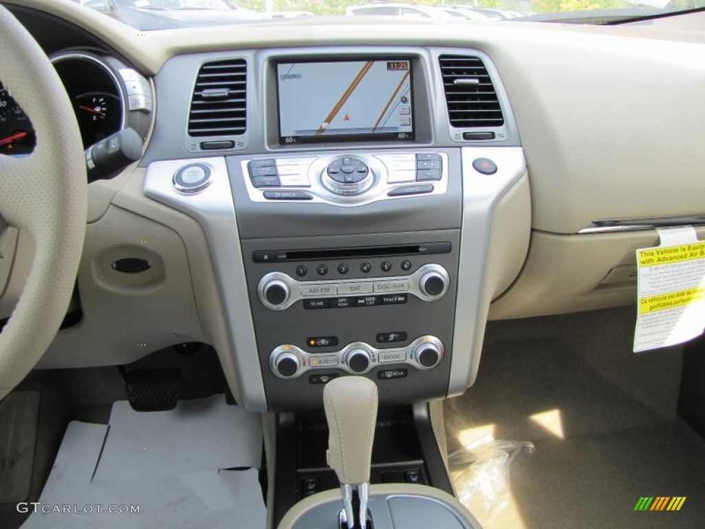 2011 Murano SL - Glacier White Pearl / Beige photo #12