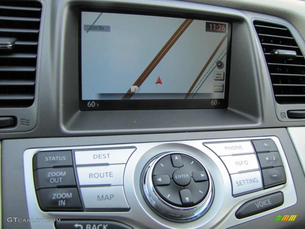 2011 Murano SL - Glacier White Pearl / Beige photo #15