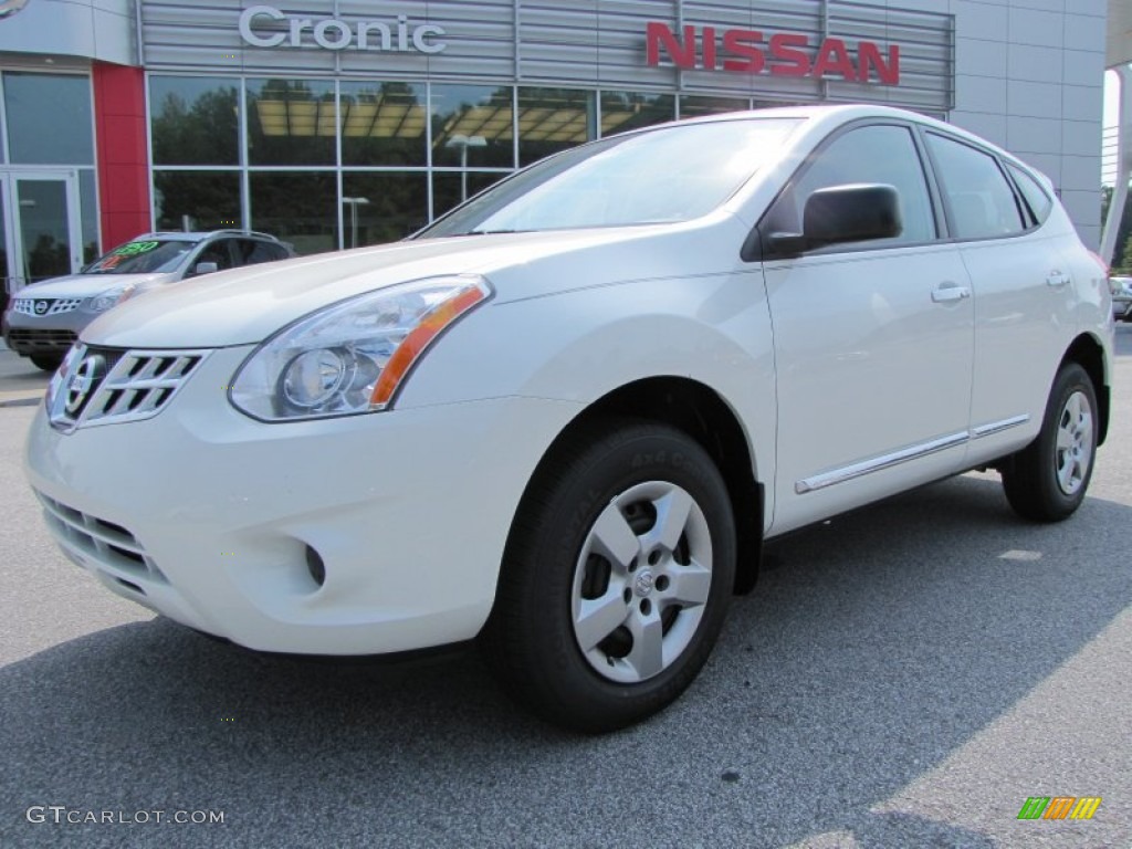 2011 Rogue S - Pearl White / Gray photo #1