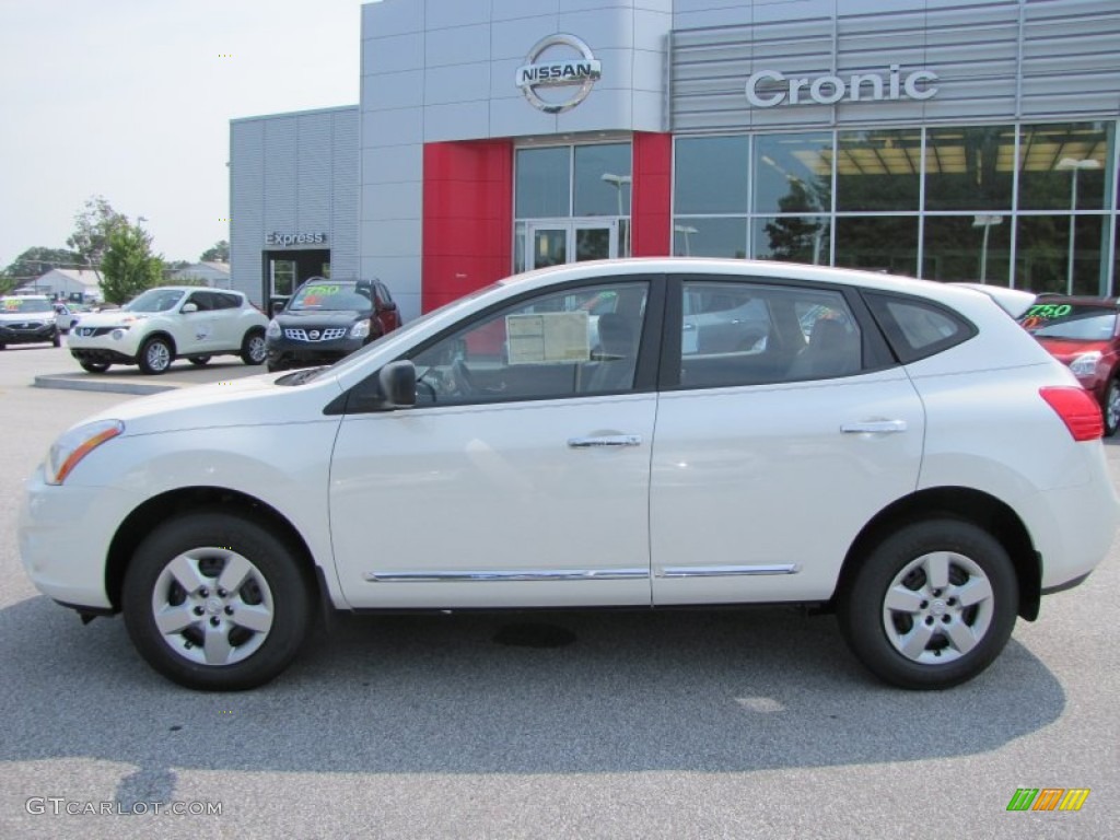 2011 Rogue S - Pearl White / Gray photo #2