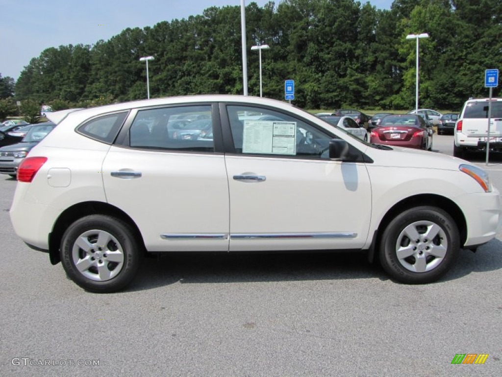 2011 Rogue S - Pearl White / Gray photo #6