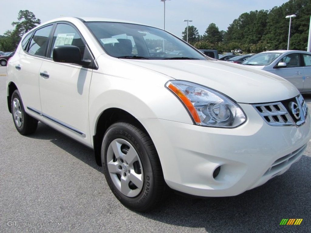 2011 Rogue S - Pearl White / Gray photo #7