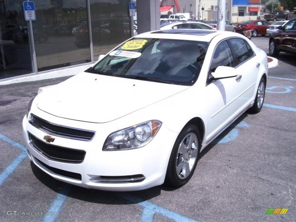 Summit White 2010 Chevrolet Malibu LT Sedan Exterior Photo #53181815