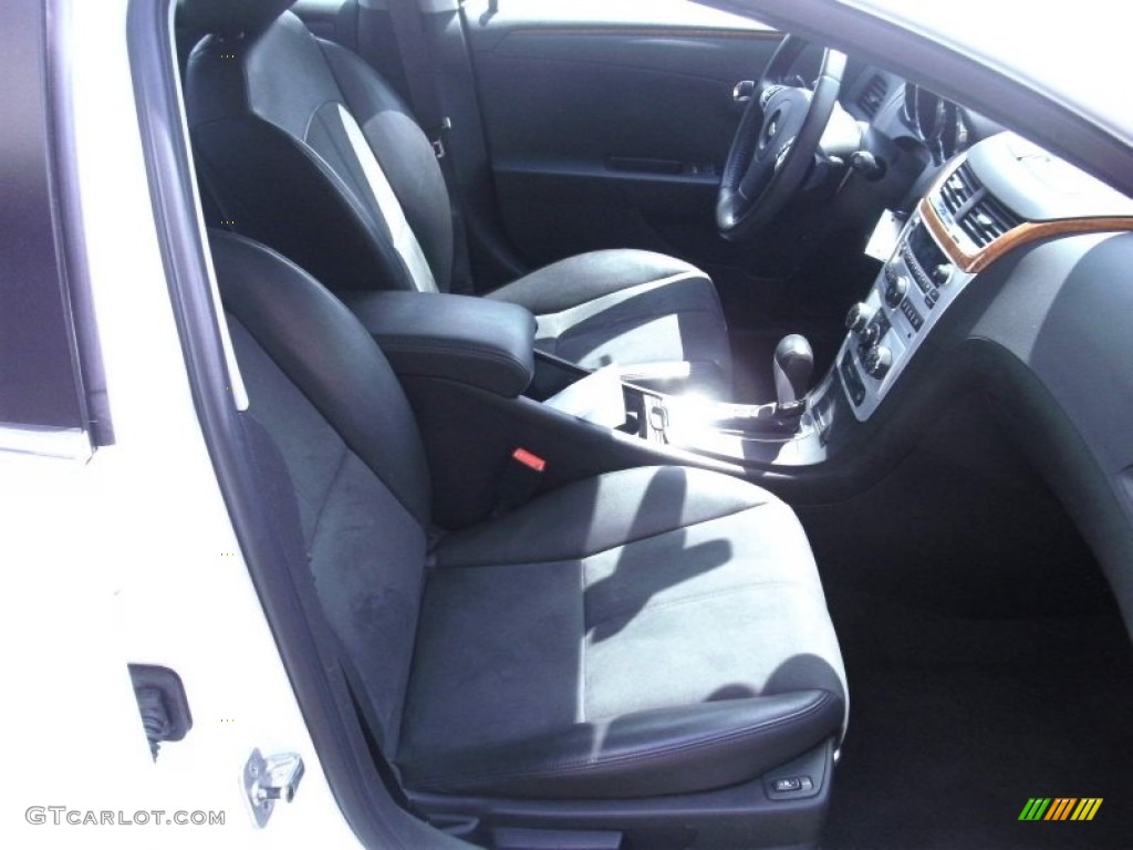Ebony Interior 2010 Chevrolet Malibu LT Sedan Photo #53181974