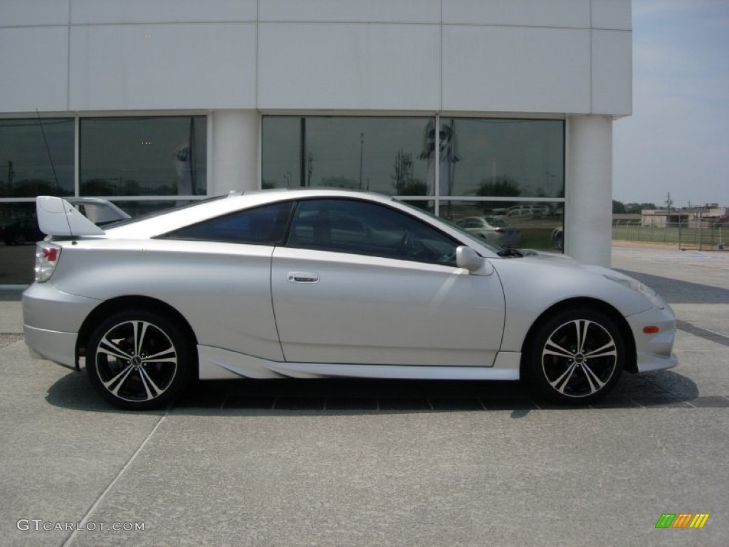 2002 Celica GT-S - Liquid Silver Metallic / Black photo #5