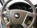Light Cashmere/Ebony 2010 Chevrolet Silverado 1500 LTZ Extended Cab 4x4 Steering Wheel