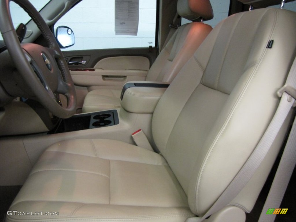 Light Cashmere/Ebony Interior 2010 Chevrolet Silverado 1500 LTZ Extended Cab 4x4 Photo #53183531