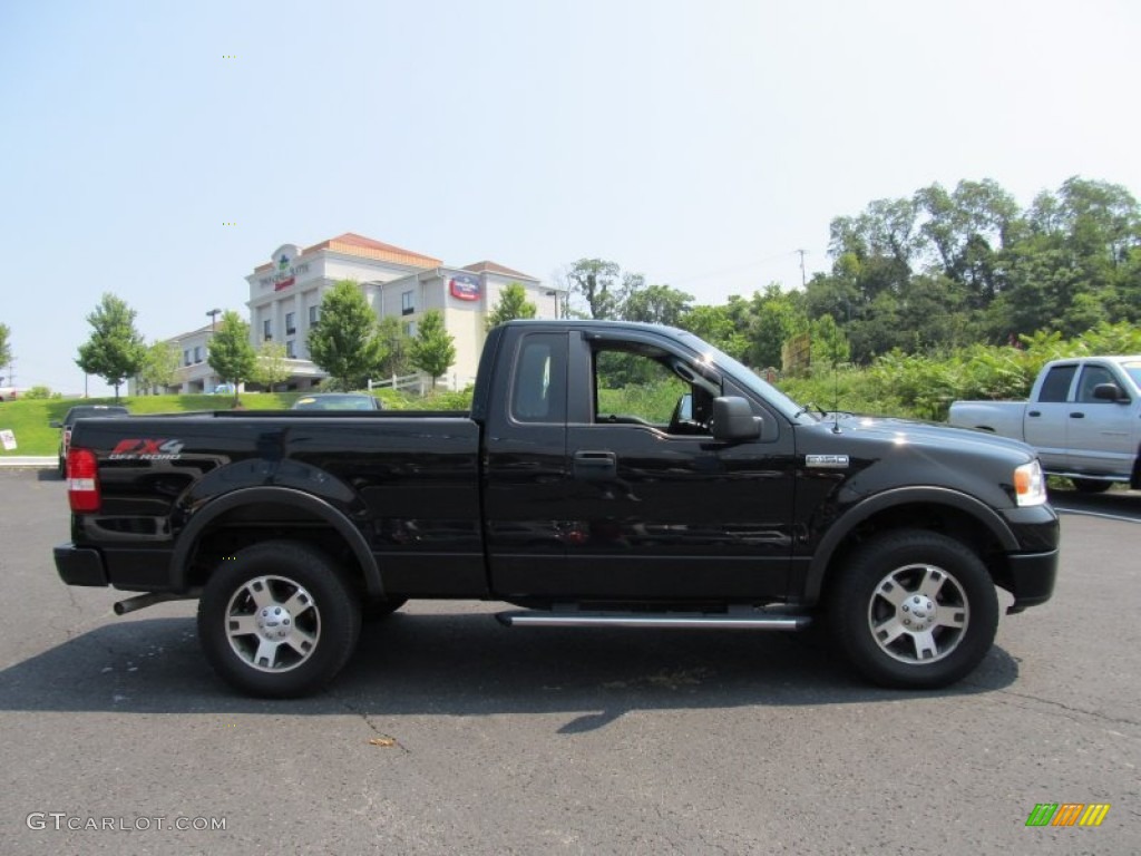 Black 2008 Ford F150 FX4 Regular Cab 4x4 Exterior Photo #53184515