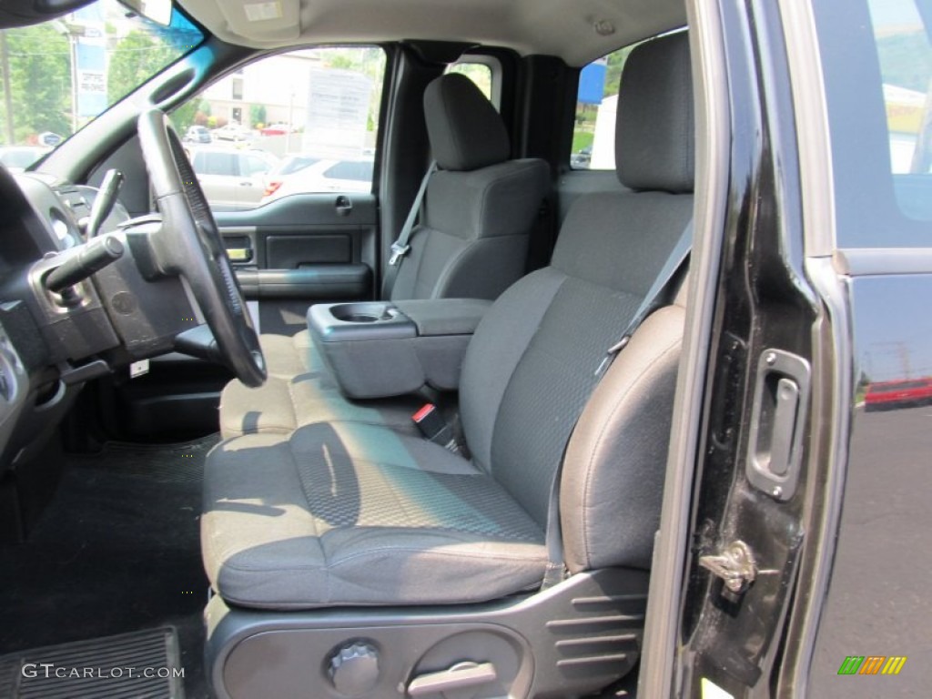 Black Interior 2008 Ford F150 FX4 Regular Cab 4x4 Photo #53184626