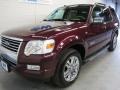 2008 Dark Cherry Metallic Ford Explorer Limited AWD  photo #2