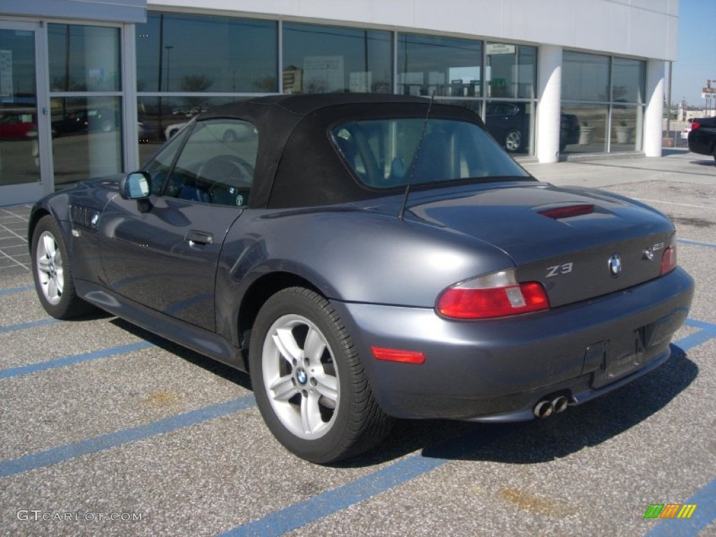 2000 Z3 2.3 Roadster - Steel Grey Metallic / Tanin Red photo #3