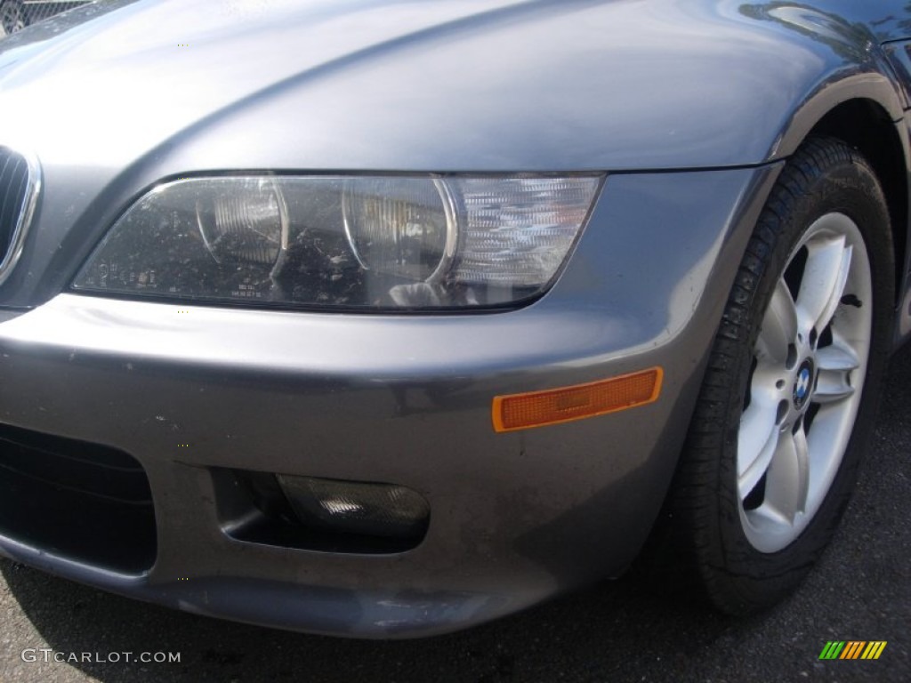 2000 Z3 2.3 Roadster - Steel Grey Metallic / Tanin Red photo #8