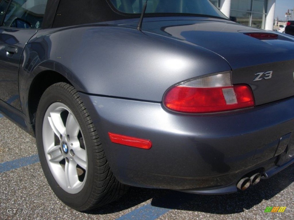 2000 Z3 2.3 Roadster - Steel Grey Metallic / Tanin Red photo #9