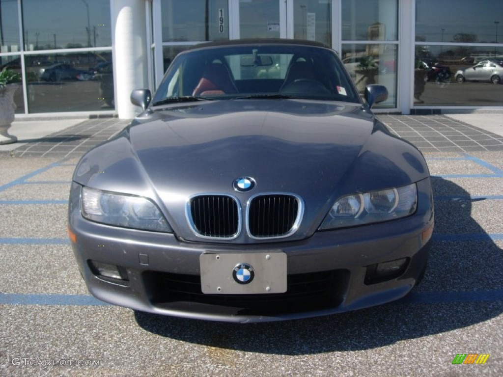2000 Z3 2.3 Roadster - Steel Grey Metallic / Tanin Red photo #11