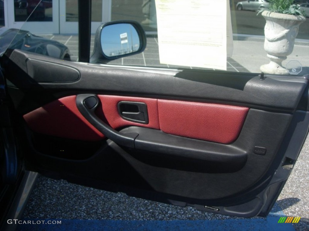 2000 BMW Z3 2.3 Roadster Tanin Red Door Panel Photo #53185514