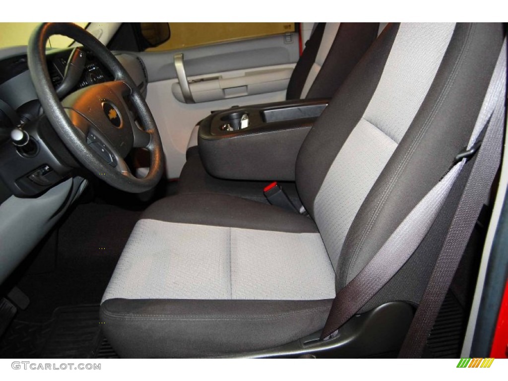 2009 Silverado 1500 LS Extended Cab - Victory Red / Dark Titanium photo #10