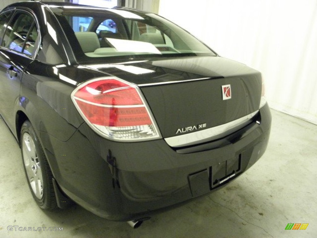 2009 Aura XE - Carbon Flash Metallic / Gray photo #11