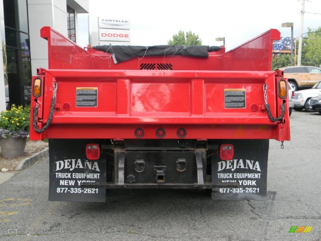 2009 Ram 3500 SLT Quad Cab 4x4 Chassis Dump Truck - Flame Red / Medium Slate Gray photo #7