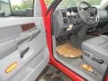 2009 Flame Red Dodge Ram 3500 SLT Quad Cab 4x4 Chassis Dump Truck  photo #14