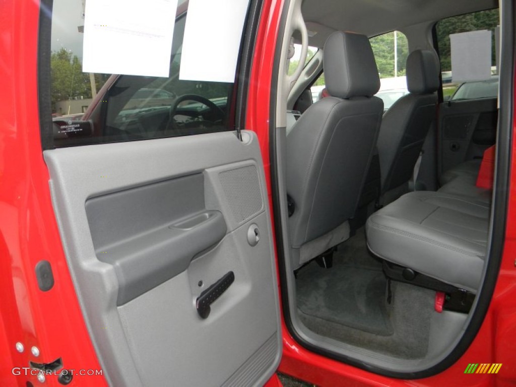2009 Ram 3500 SLT Quad Cab 4x4 Chassis Dump Truck - Flame Red / Medium Slate Gray photo #15