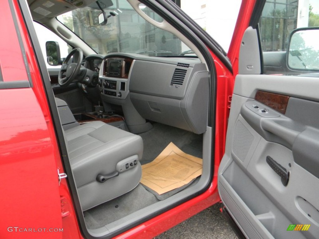 2009 Ram 3500 SLT Quad Cab 4x4 Chassis Dump Truck - Flame Red / Medium Slate Gray photo #16