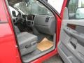 2009 Flame Red Dodge Ram 3500 SLT Quad Cab 4x4 Chassis Dump Truck  photo #16