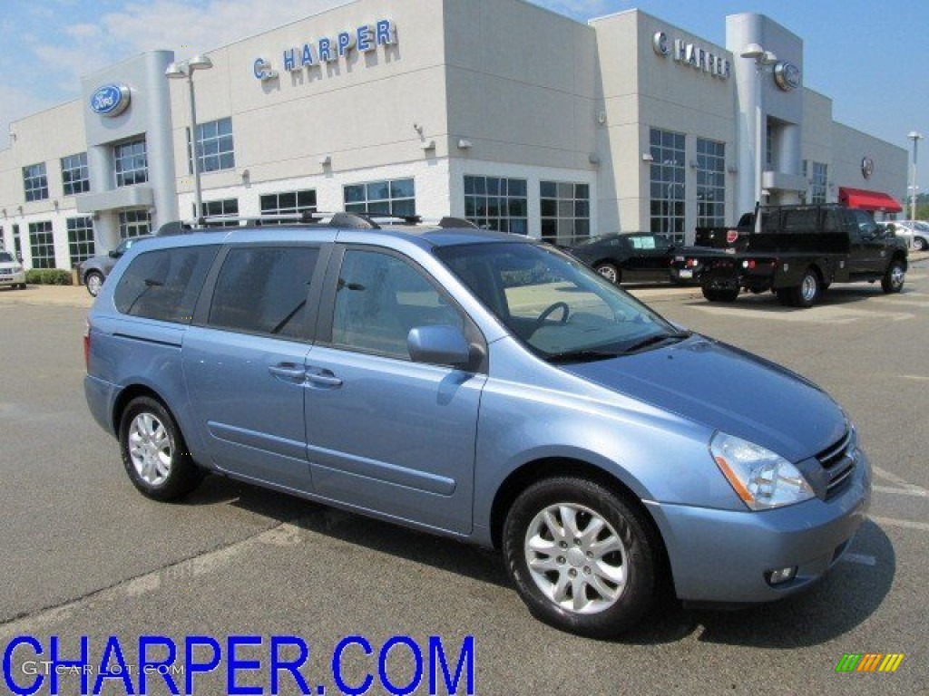 Glacier Blue Kia Sedona