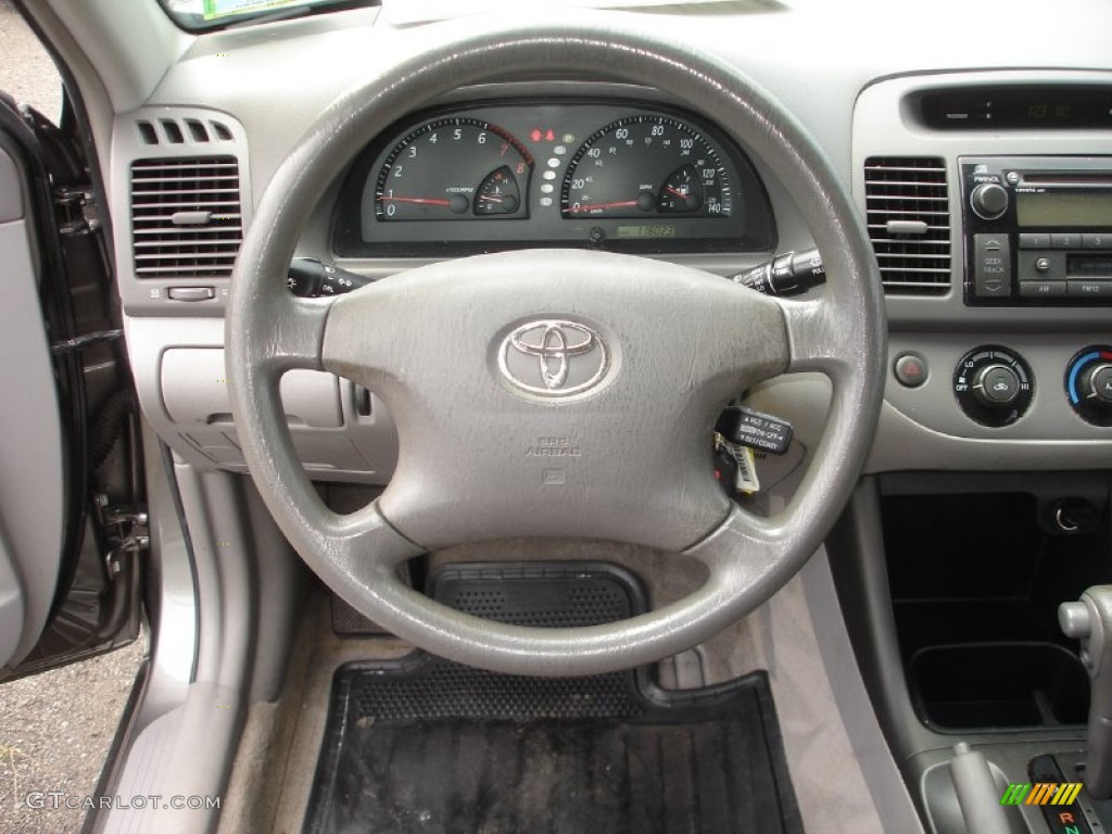2004 Toyota Camry LE Stone Steering Wheel Photo #53188376