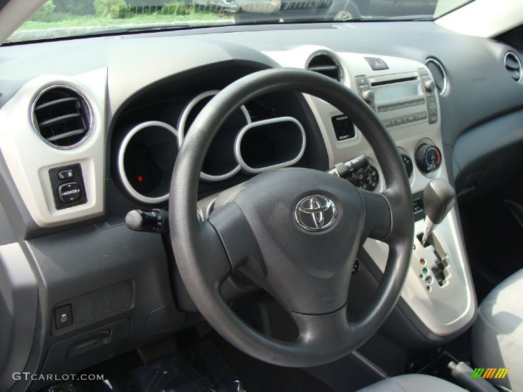 2010 Toyota Matrix S Dark Charcoal Dashboard Photo #53188454