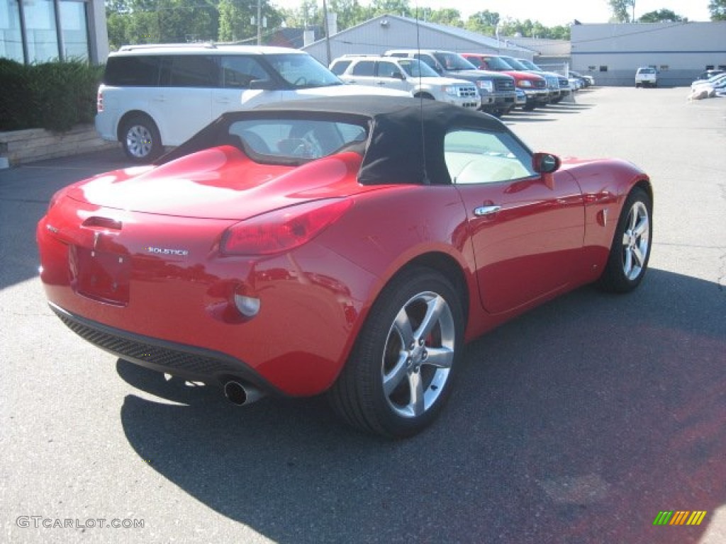 2006 Solstice Roadster - Aggressive Red / Steel/Sand photo #5