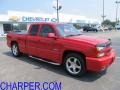 2004 Victory Red Chevrolet Silverado 1500 SS Extended Cab AWD  photo #1