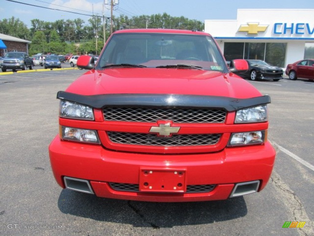 2004 Silverado 1500 SS Extended Cab AWD - Victory Red / Dark Charcoal photo #4