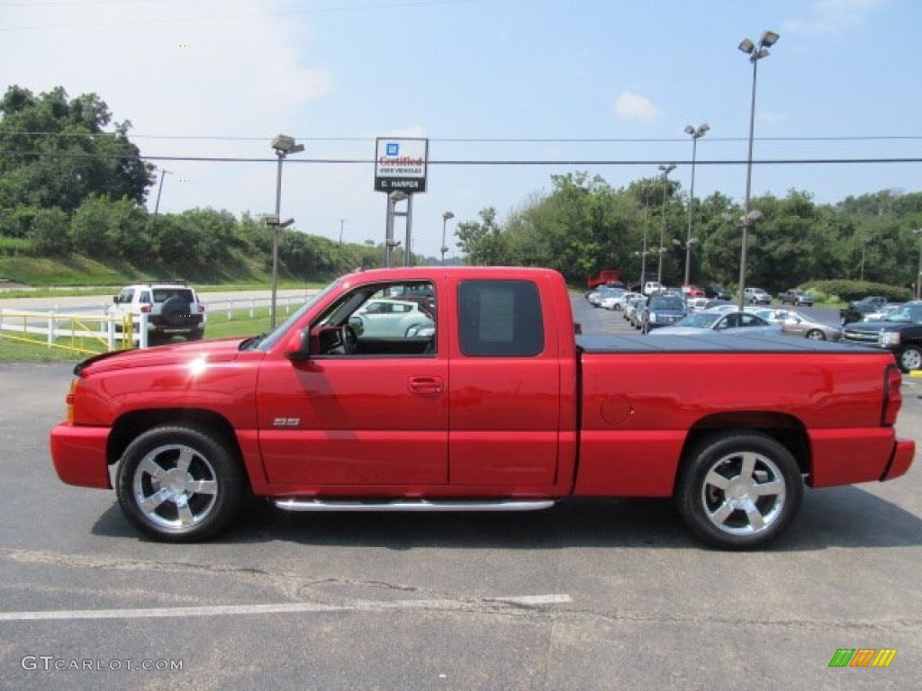 2004 Silverado 1500 SS Extended Cab AWD - Victory Red / Dark Charcoal photo #6