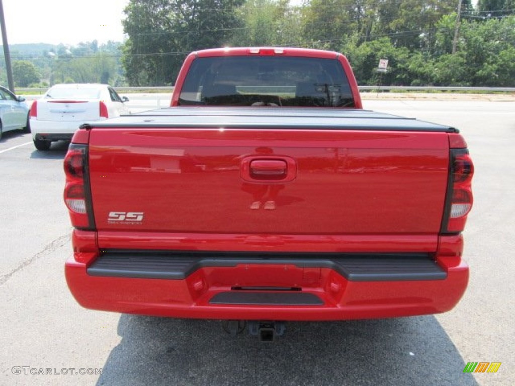 2004 Silverado 1500 SS Extended Cab AWD - Victory Red / Dark Charcoal photo #8