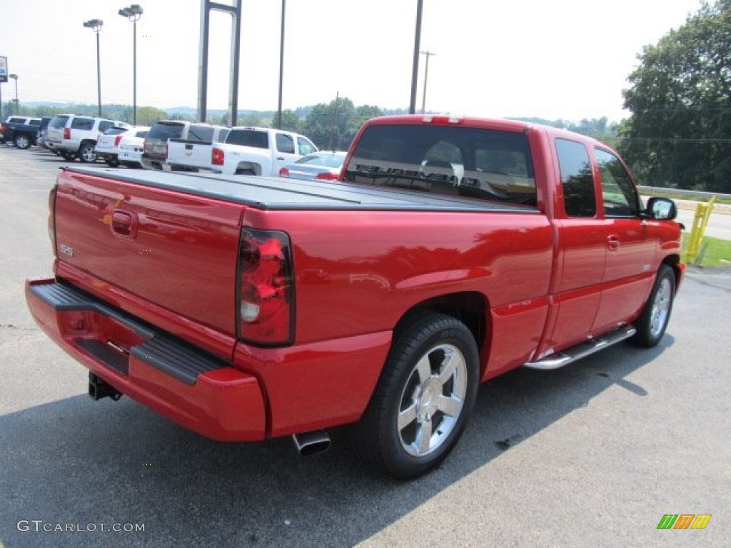 2004 Silverado 1500 SS Extended Cab AWD - Victory Red / Dark Charcoal photo #9