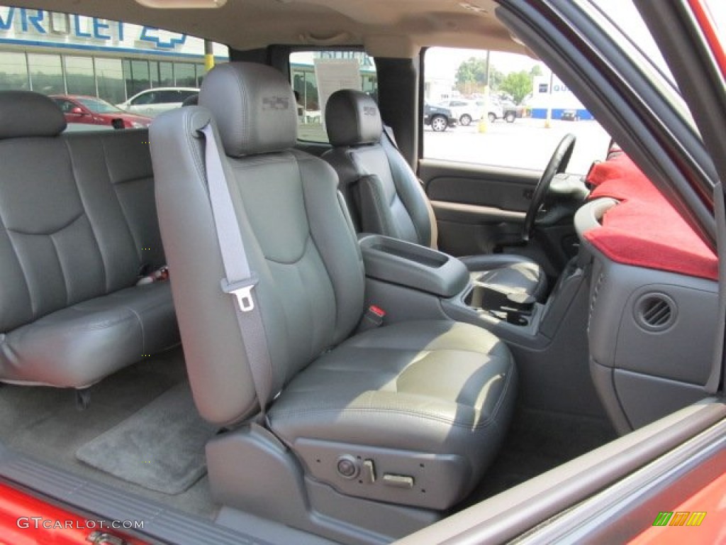 Dark Charcoal Interior 2004 Chevrolet Silverado 1500 SS Extended Cab AWD Photo #53189492