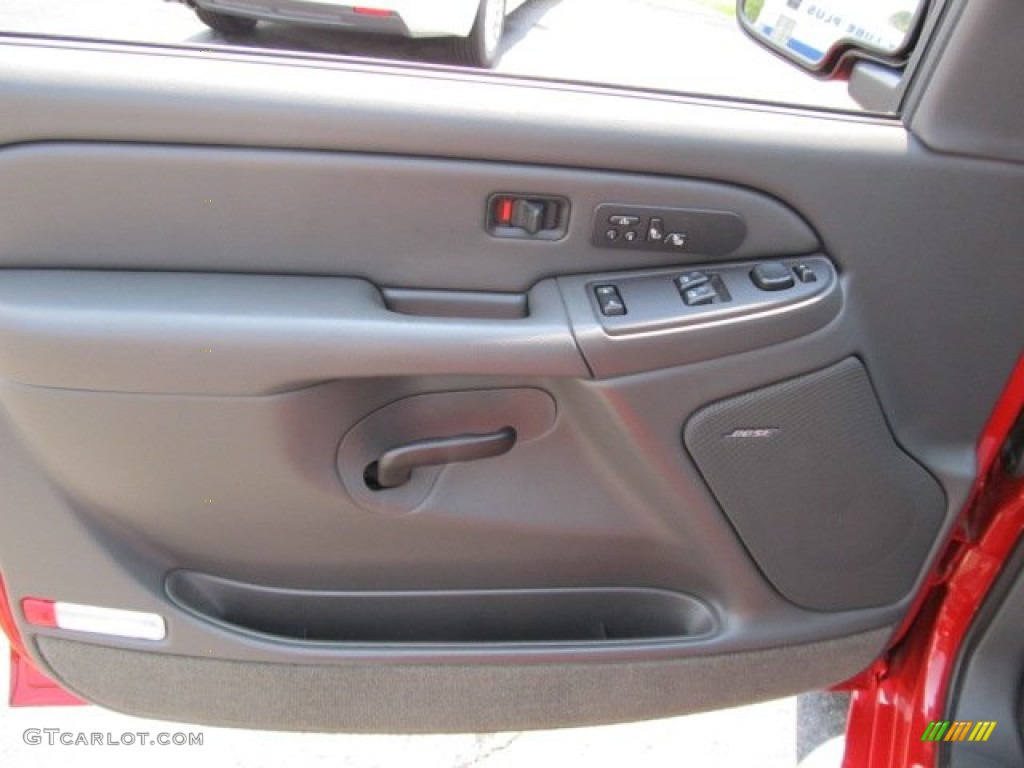 2004 Chevrolet Silverado 1500 SS Extended Cab AWD Dark Charcoal Door Panel Photo #53189507