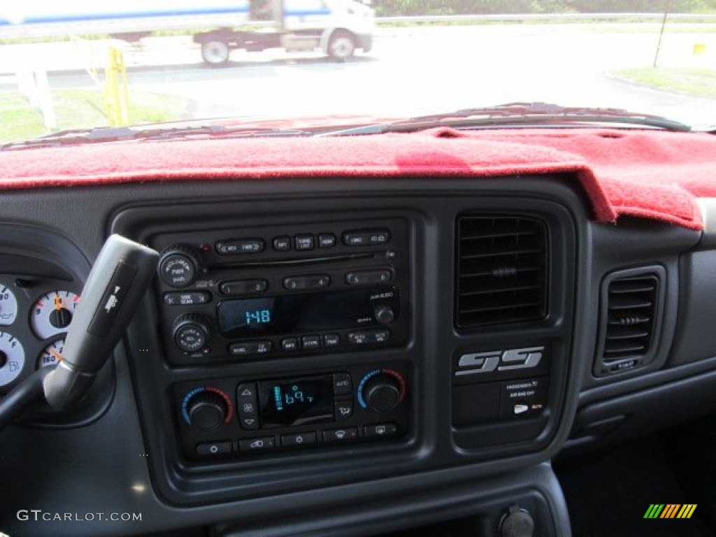 2004 Silverado 1500 SS Extended Cab AWD - Victory Red / Dark Charcoal photo #22