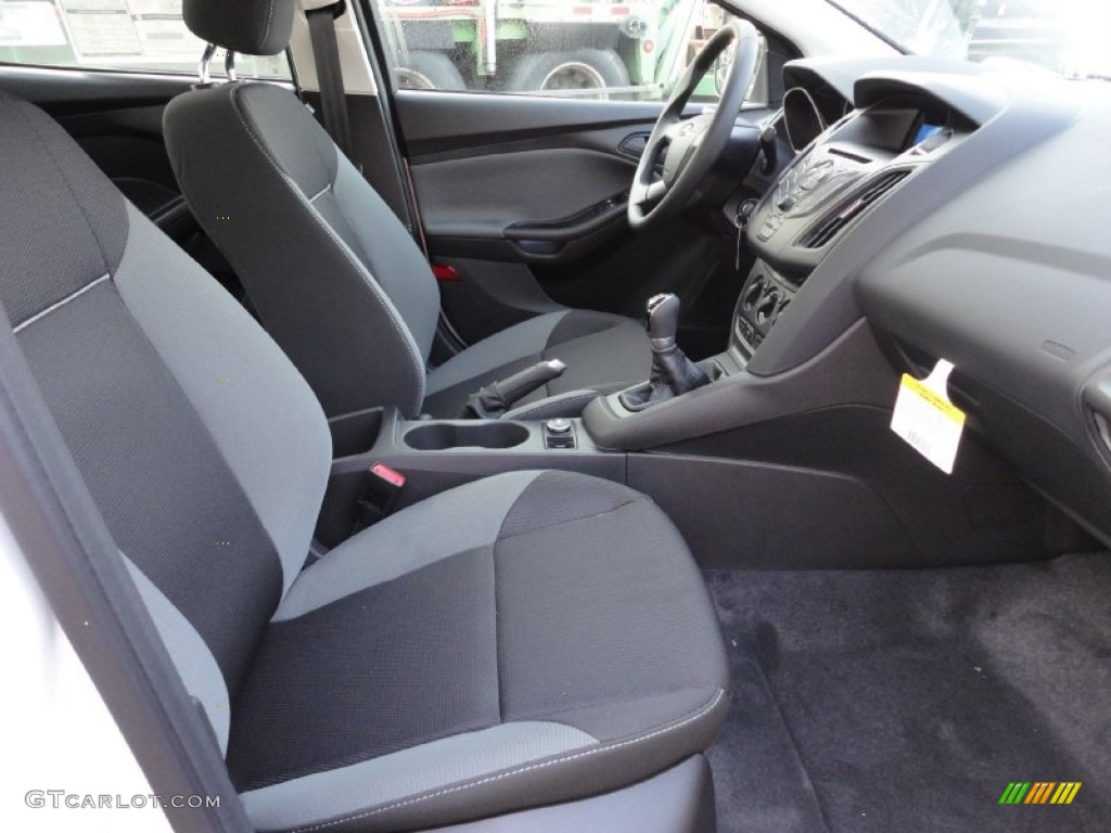 Charcoal Black Interior 2012 Ford Focus S Sedan Photo #53189906