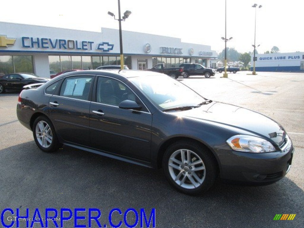 2011 Impala LTZ - Cyber Gray Metallic / Ebony photo #1