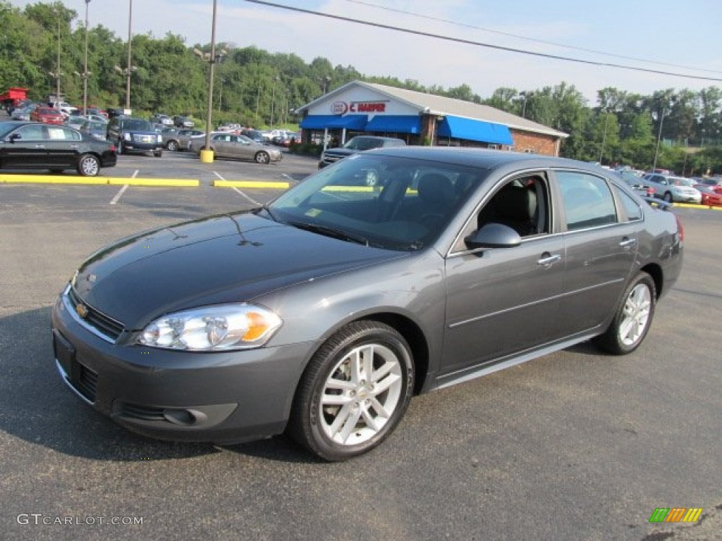 2011 Impala LTZ - Cyber Gray Metallic / Ebony photo #6