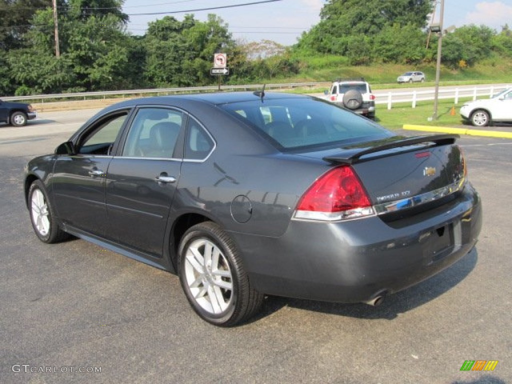 2011 Impala LTZ - Cyber Gray Metallic / Ebony photo #8