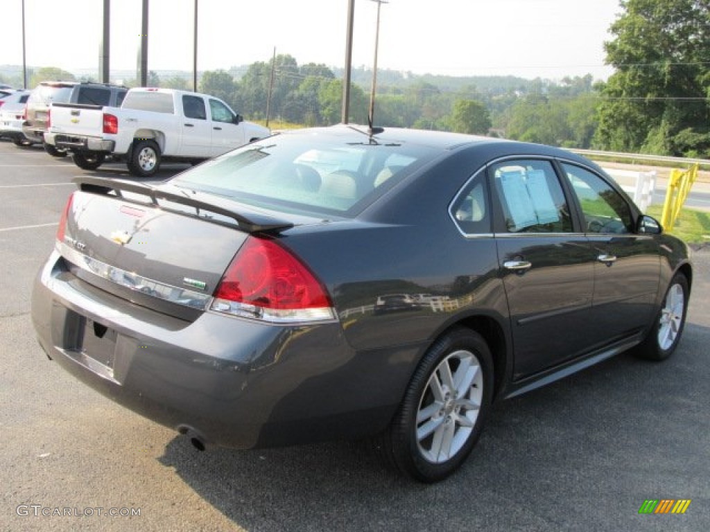 2011 Impala LTZ - Cyber Gray Metallic / Ebony photo #10