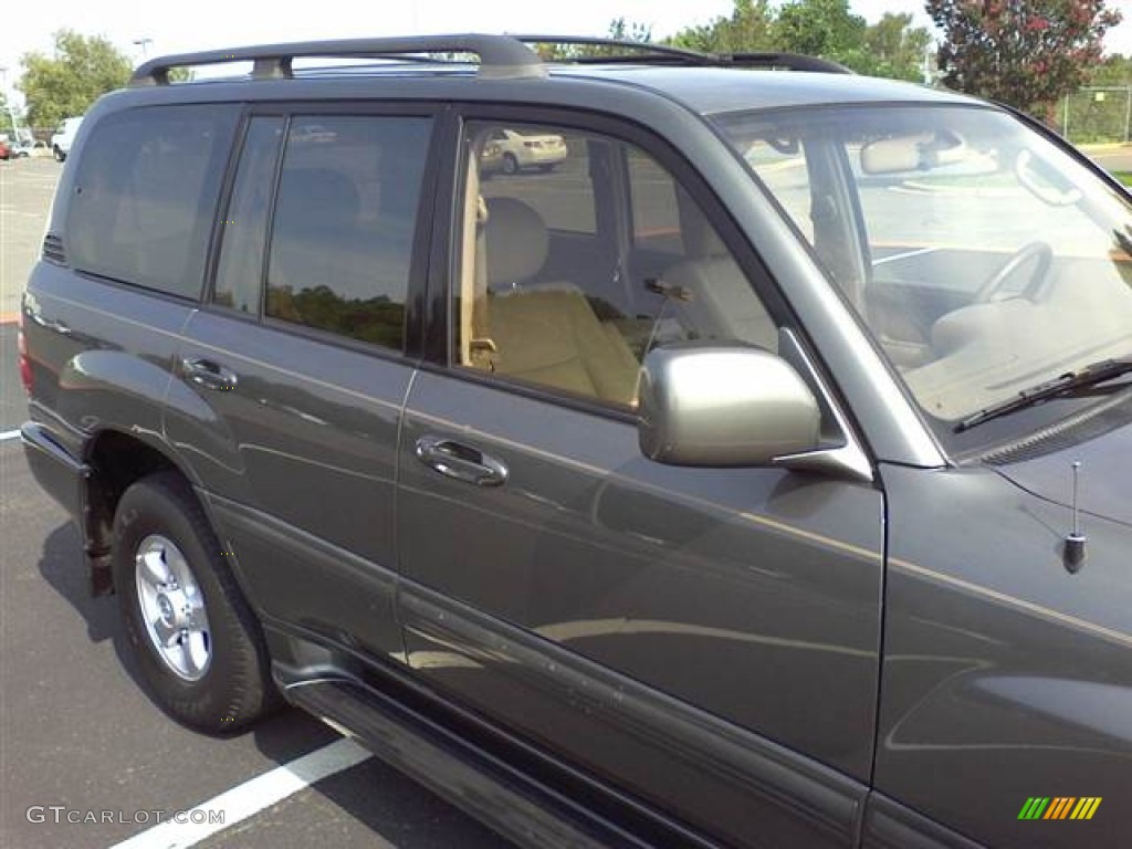 2000 Land Cruiser  - Riverock Green Metallic Mica / Gray photo #20